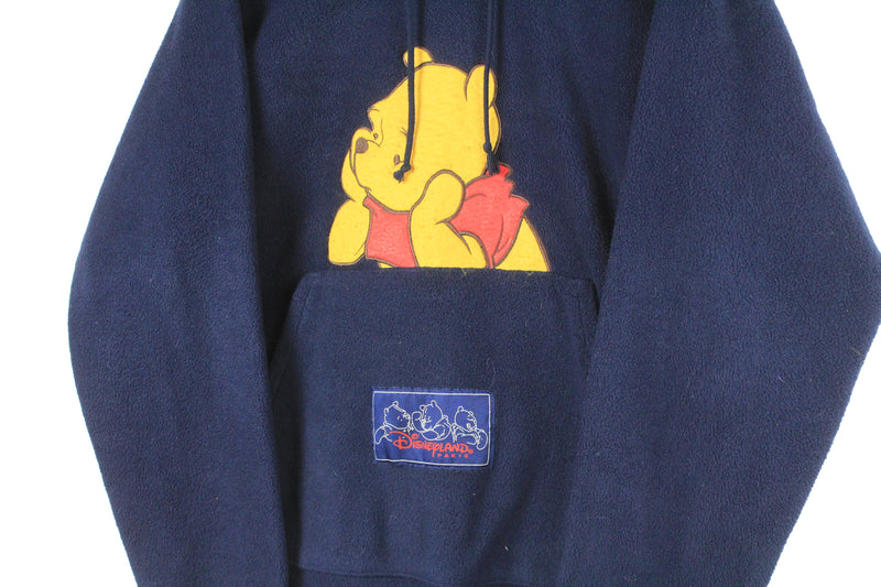 Vintage Winnie the Pooh Disney Fleece Hoodie Medium