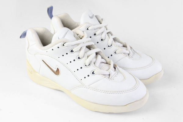 Vintage Nike Sneakers Women's US 5 streetwear white trainers sport shoes 90s 