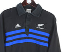 Vintage All Blacks New Zealand Adidas Rugby Shirt Medium