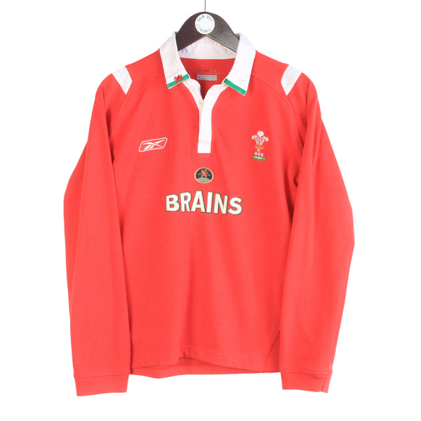 Vintage Wales Rugby Union Reebok Rugby Shirt Women's – dla dushy