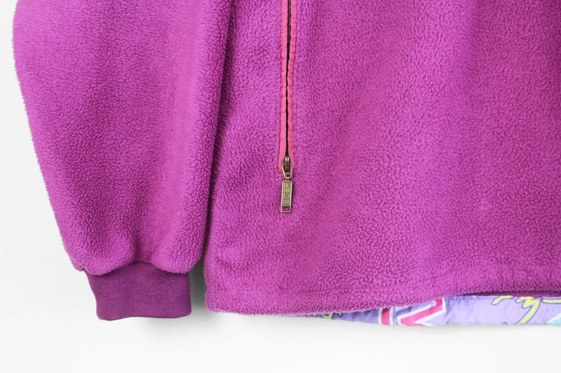 Vintage Eider Fleece Half Zip Large