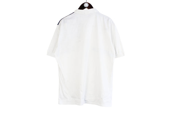 Vintage Adidas Polo T-Shirt Medium