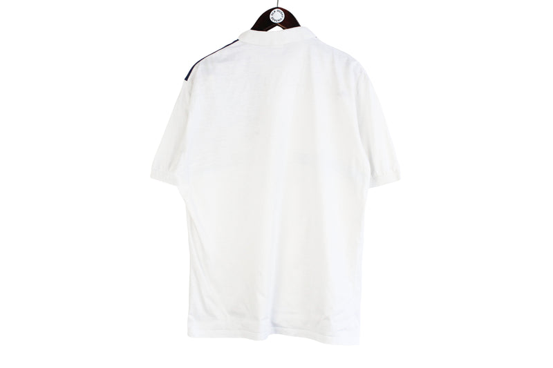 Vintage Adidas Polo T-Shirt Medium