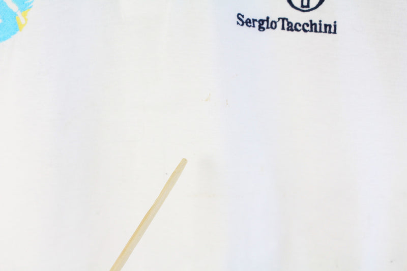 Vintage Sergio Tacchini Polo T-Shirt Small
