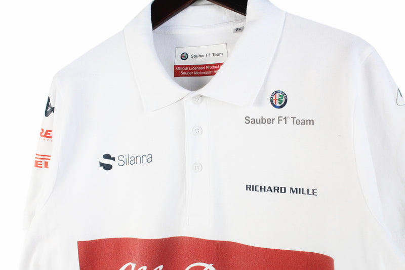 Alfa Romeo Formula 1 Team Kappa Polo T-Shirt Large