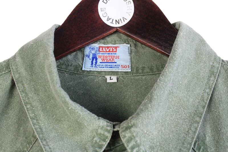 Vintage Levi's Denim Shirt Large