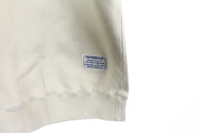 Vintage Levi's Sweatshirt 1/4 Zip XLarge