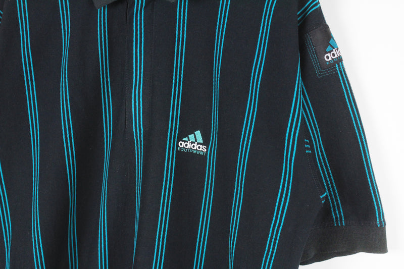 Vintage Adidas Equipment Polo T-Shirt XLarge