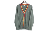 Vintage Lacoste Cardigan Sweater Medium