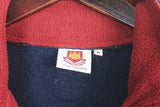 Vintage West Ham United Fleece 1/4 Zip Medium