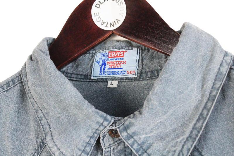 Vintage Levi's Denim Shirt Large