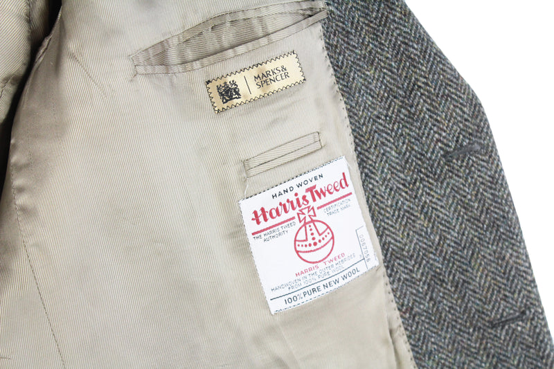 Vintage Harris Tweed Blazer Large