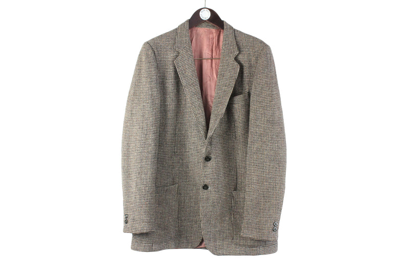 Vintage Harris Tweed Blazer Large – dla dushy