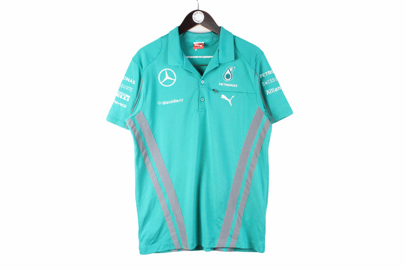 Mercedes AMG Petronas Puma Polo T-Shirt Medium