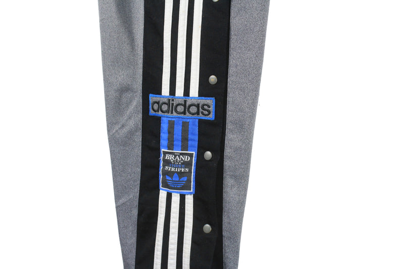 Vintage Adidas Snap Buttons Track Pants Small