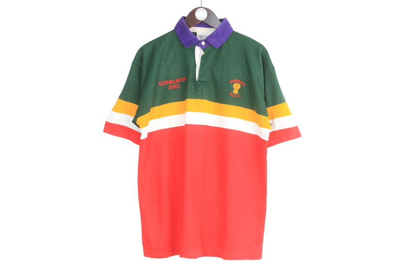 Vintage Sandbach RUFC Edinburgh 2002 Rugby Shirt Large – dla dushy
