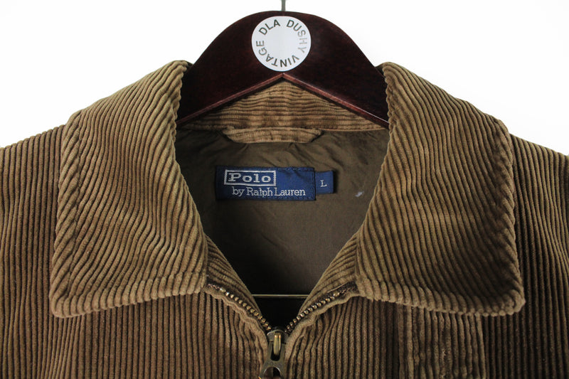 Vintage Polo by Ralph Lauren Corduroy Jacket Large – dla dushy