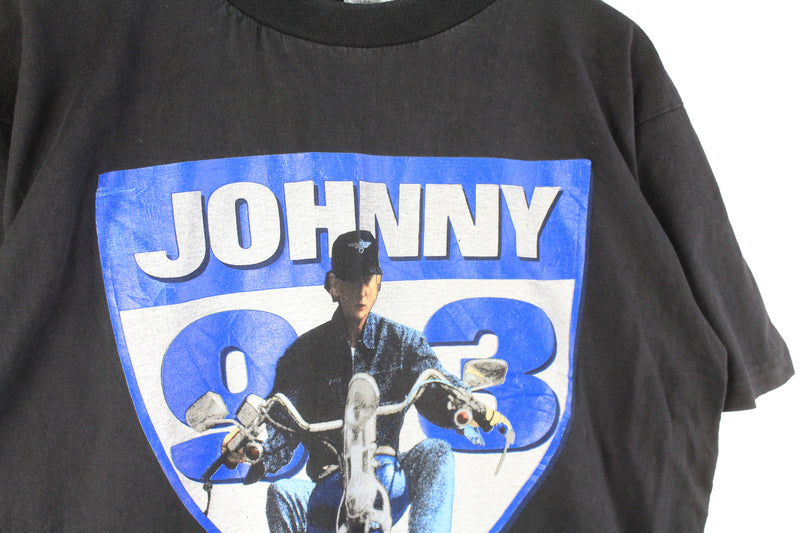 Vintage Johnny Hallyday 1993 T-Shirt Large