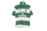 Vintage Leicester Tigers Cotton Traders Rugby Jersey Polo T-Shirt Small