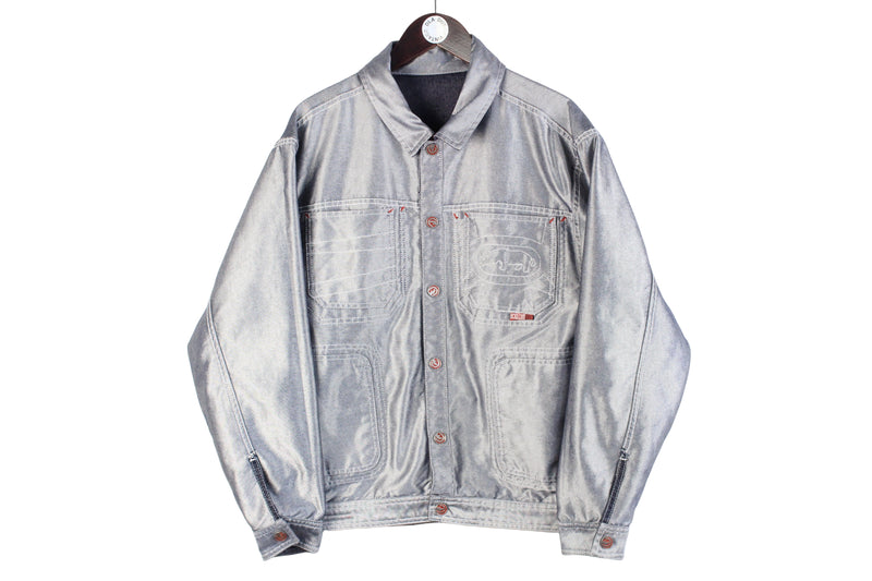 Vintage ECKO UNLTD Reversible Denim Jacket Medium