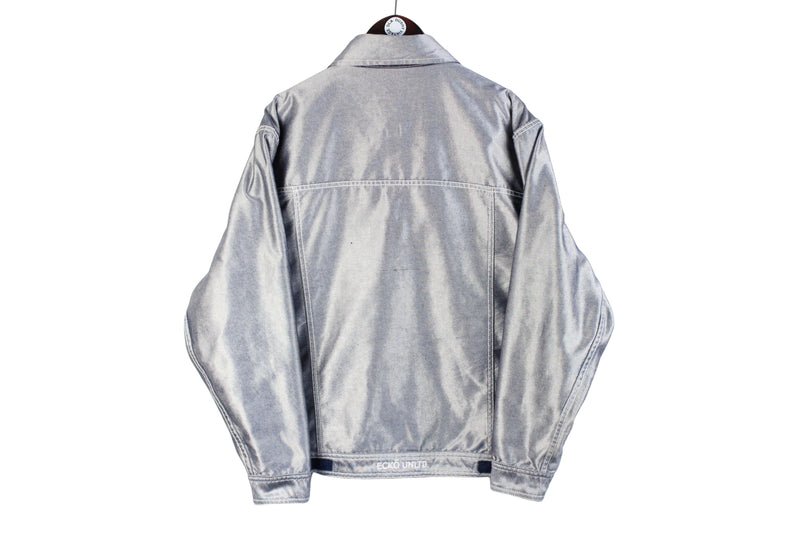 Vintage ECKO UNLTD Reversible Denim Jacket Medium