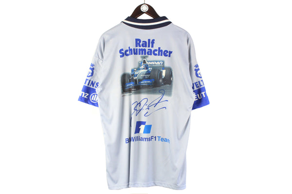 Vintage Ralf Schumacher BMW F1 Team T-Shirt XLarge