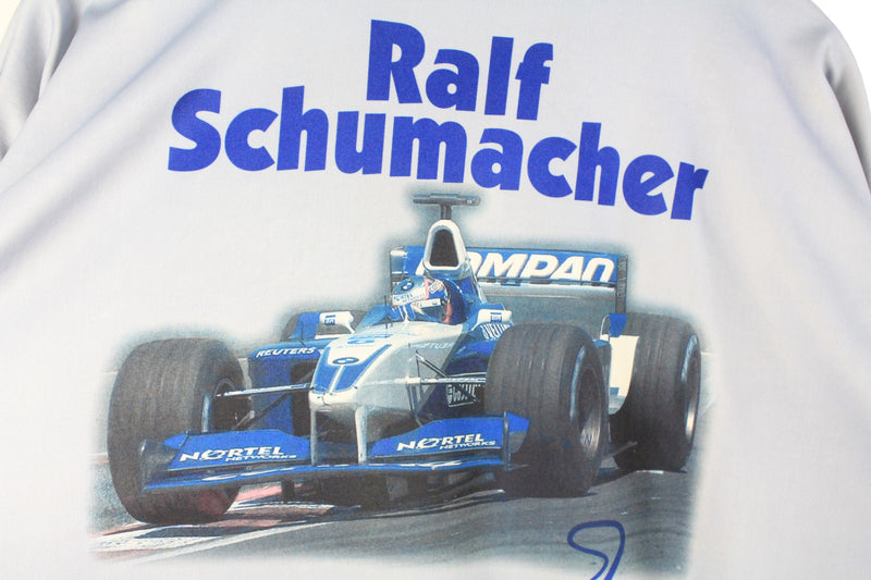 Vintage Ralf Schumacher BMW F1 Team T-Shirt XLarge