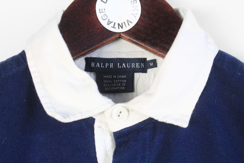 Vintage Ralph Lauren Rugby Shirt Women's Medium