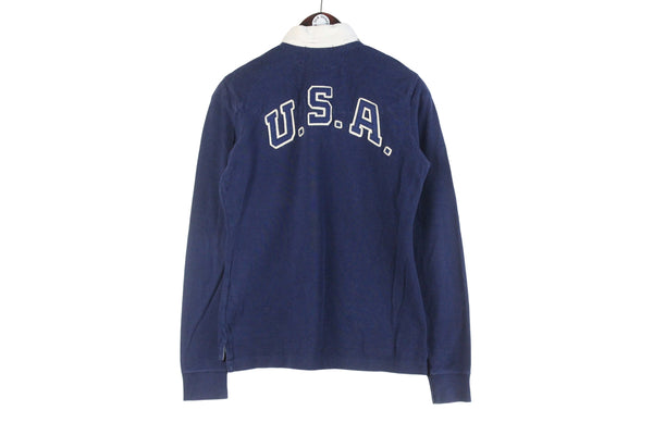 Vintage Ralph Lauren USA Rugby Shirt Women's Large