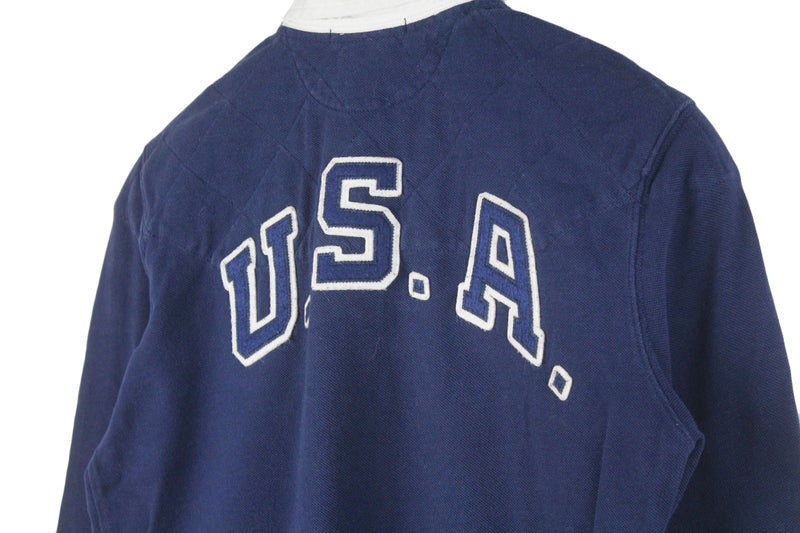 Vintage Ralph Lauren USA Rugby Shirt Women's Large