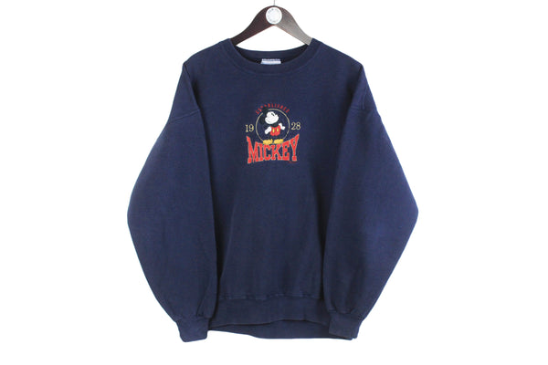 Vintage Mickey Mouse Sweatshirt Large