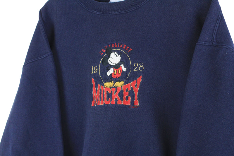 Vintage Mickey Mouse Sweatshirt Large