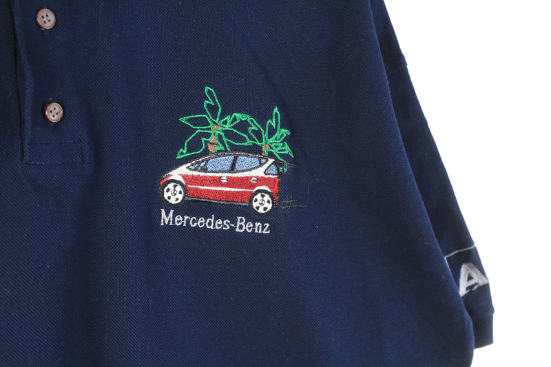 Vintage Mercedes-Benz Polo T-Shirt XLarge