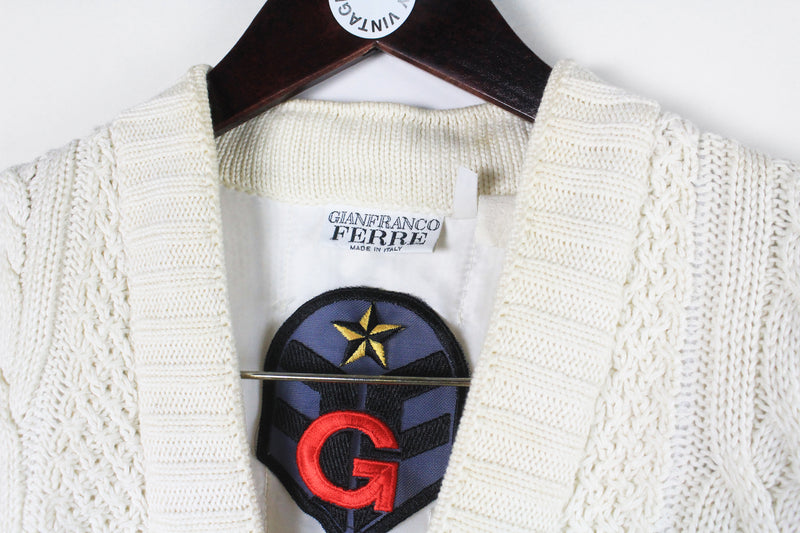 Vintage Gianfranco Ferre Cardigan Sweater Large