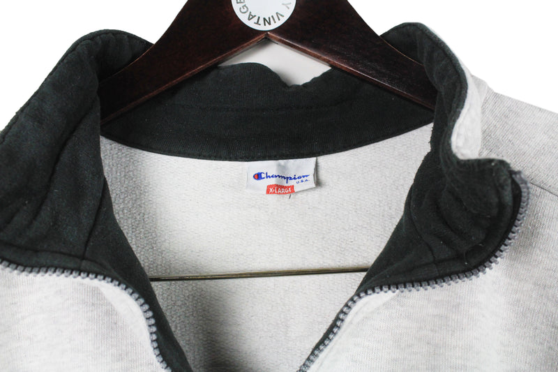 Vintage Champion Sweatshirt 1/4 Zip XXLarge