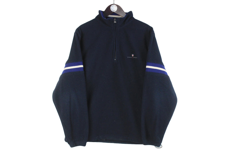 Vintage Gant Fleece 1/4 Zip Large