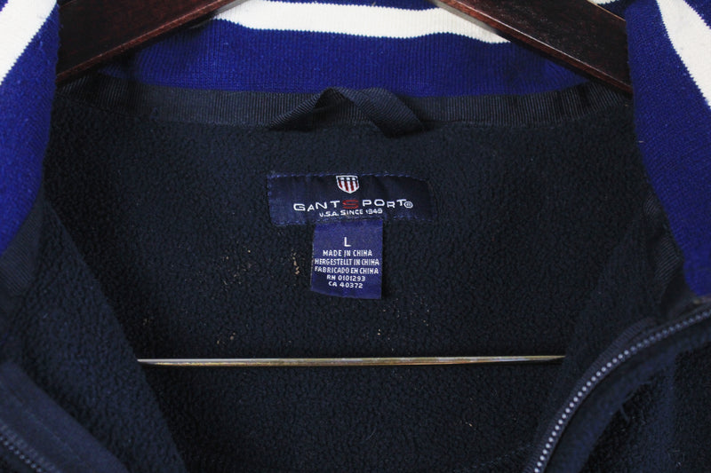 Vintage Gant Fleece 1/4 Zip Large