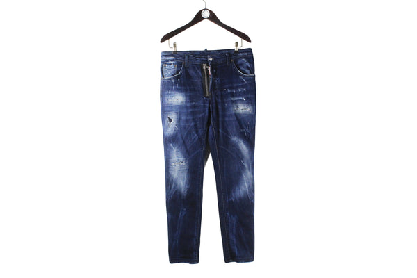 Dsquared2 Jeans 50 blue authentic streetwear luxury denim pants