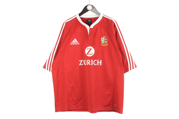 Vintage British & Irish Lions New Zealand 2005 Adidas Rugby Jersey T-Shirt XXLarge