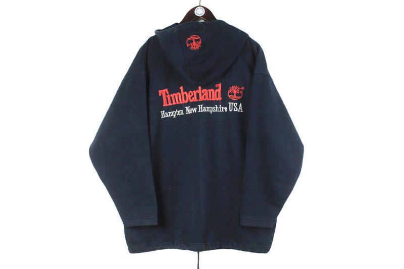 Vintage Timberland Hoodie Full Zip Women's Large