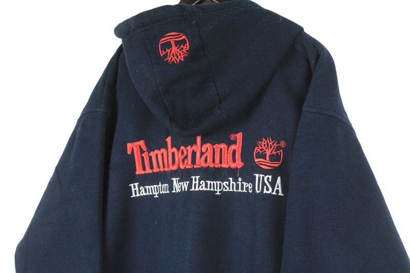 Vintage Timberland Hoodie Full Zip Women's Large