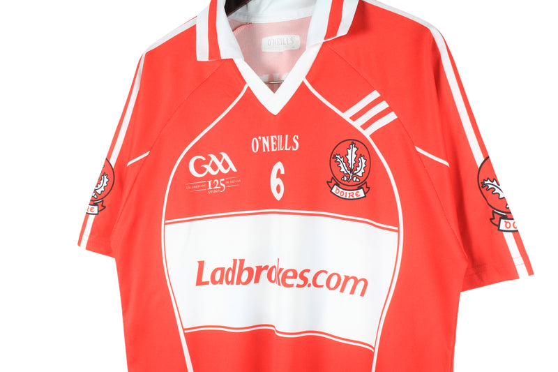 Derry GAA O'Neills Jersey T-Shirt Medium