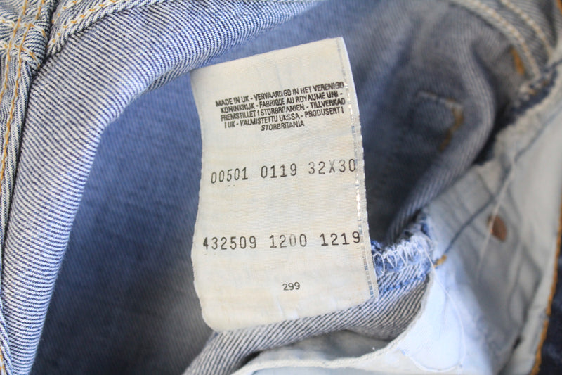 Vintage Levi's 501 Jeans W 32 L 30