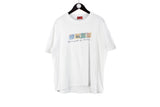 Vintage Missoni T-Shirt Medium white big logo Example 90s retro sport style shirt