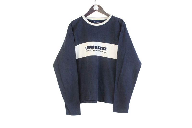 Vintage Umbro Long Sleeve T-Shirt Large