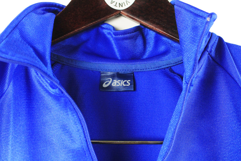 Vintage Asics Sweatshirt 1/4 Zip Small