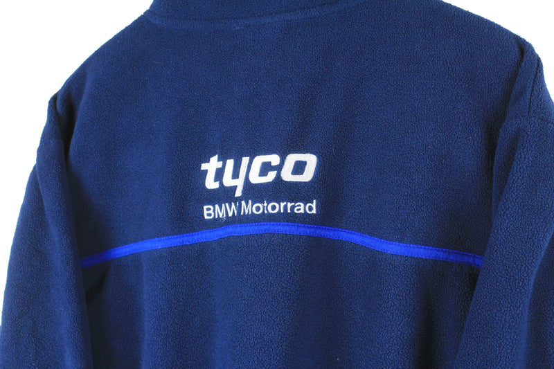 Vintage BMW Motorrad Tyco Fleece 1/4 Zip Large