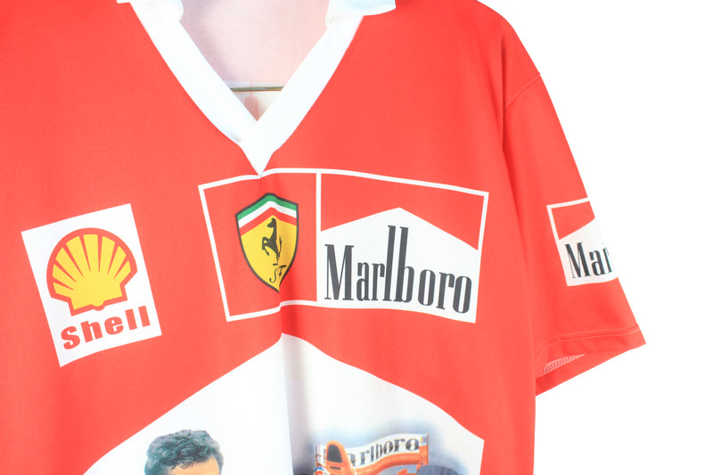 Vintage Ferrari Michael Schumacher T-Shirt Large