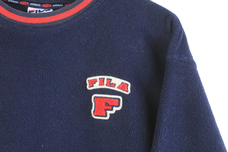 Vintage Fila Fleece Sweatshirt Small