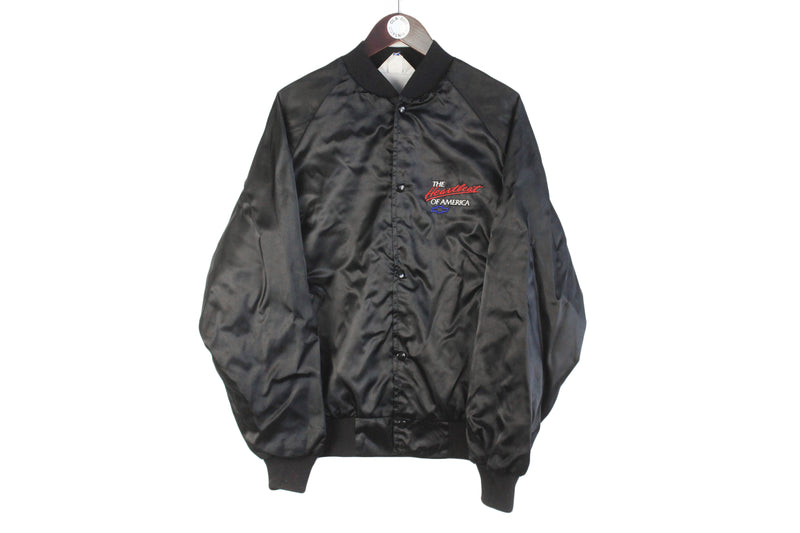 Vintage Chevrolet The Heartbeat of America Bomber Jacket XLarge